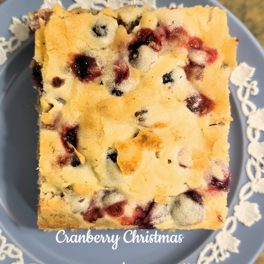 Cranberry Christmas bar
