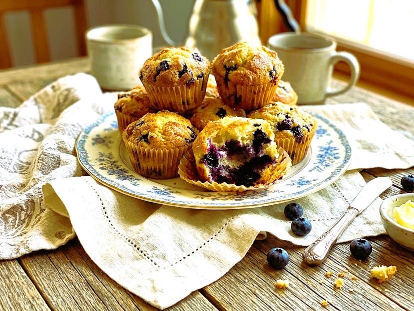 Blueberry muffins