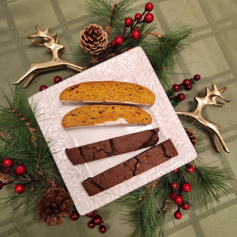 Holiday biscotti